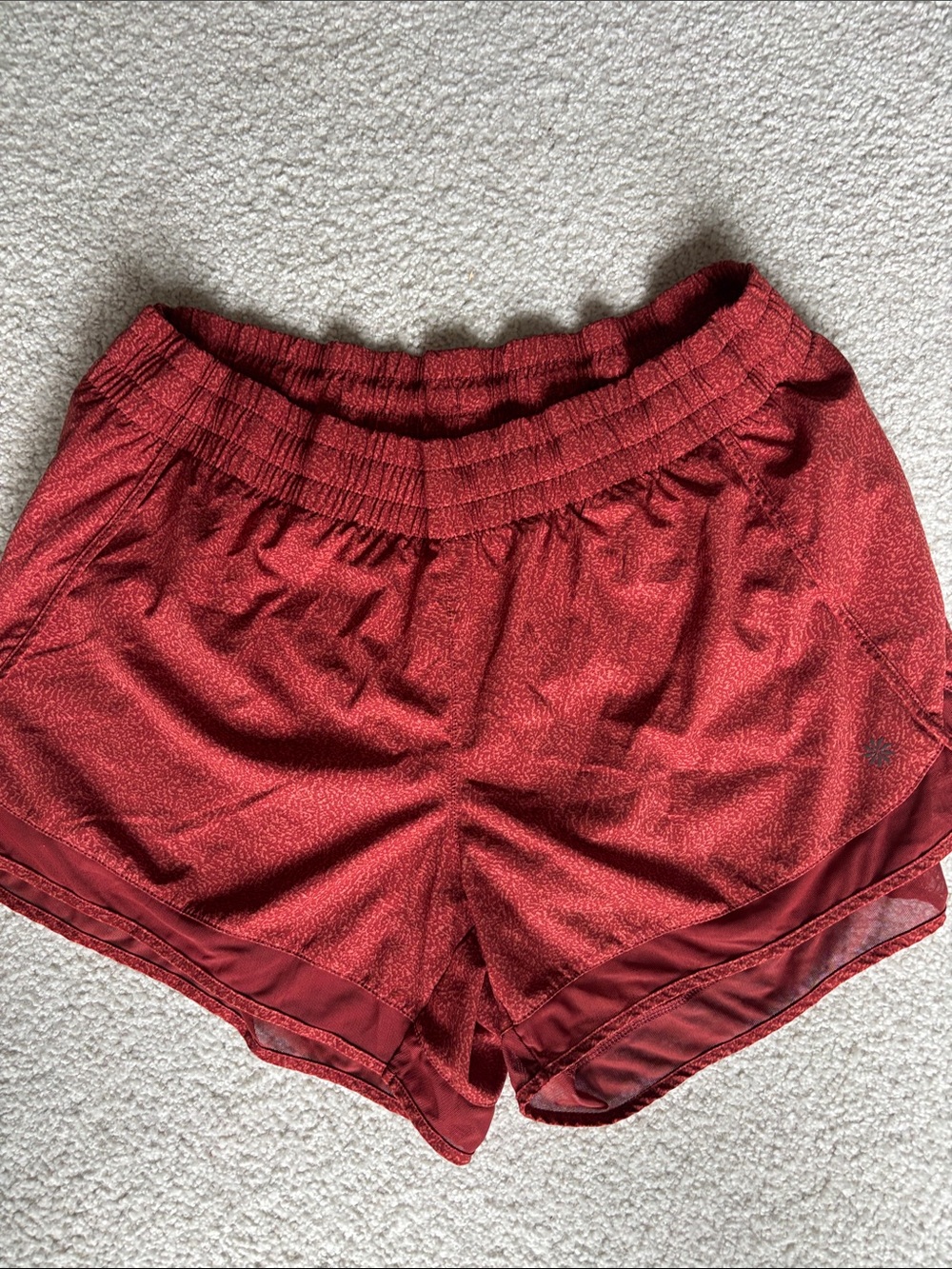 Athleta Maroon Women's Athletic Shorts